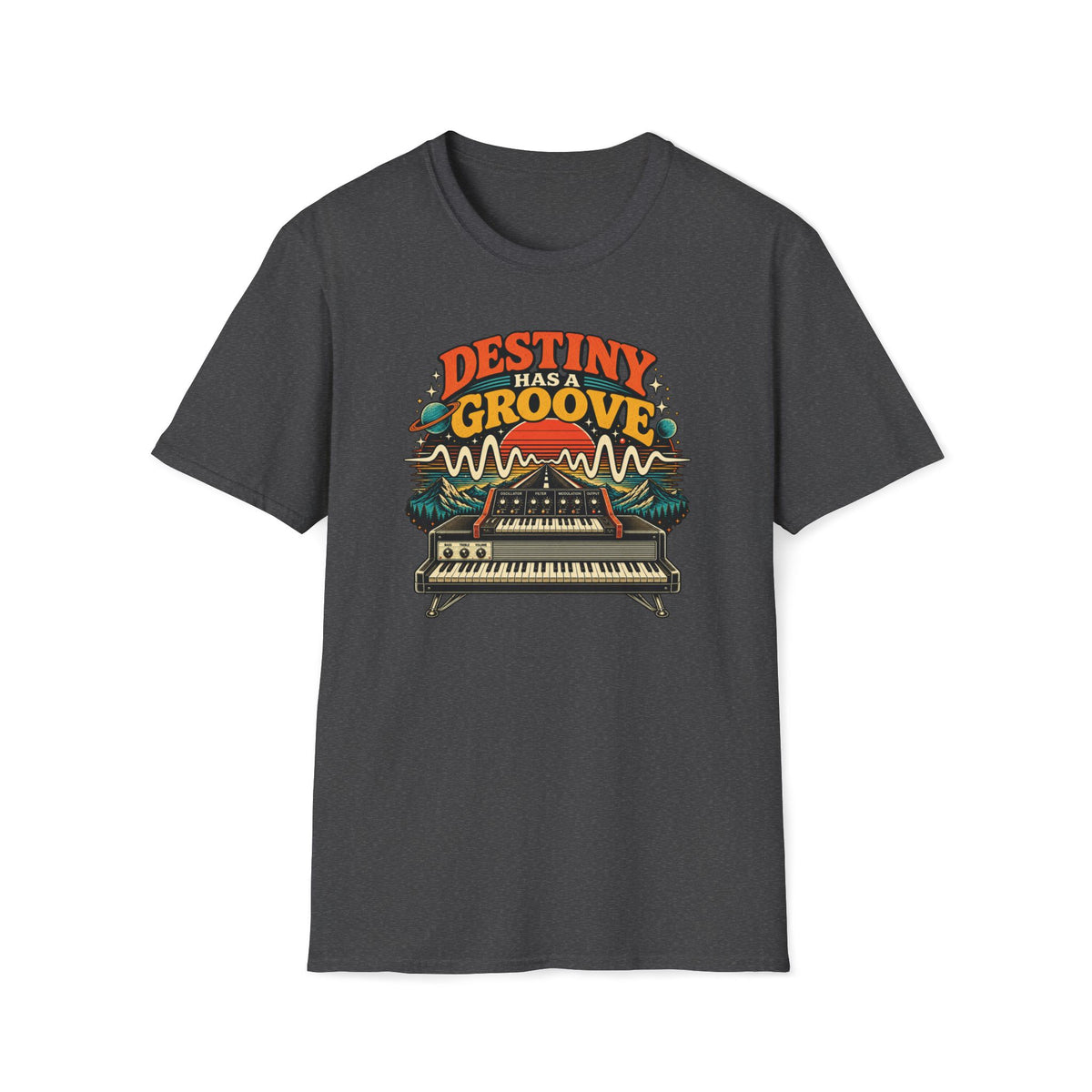 Destiny Has a Groove T-Shirt — Retro Synth Music Tee