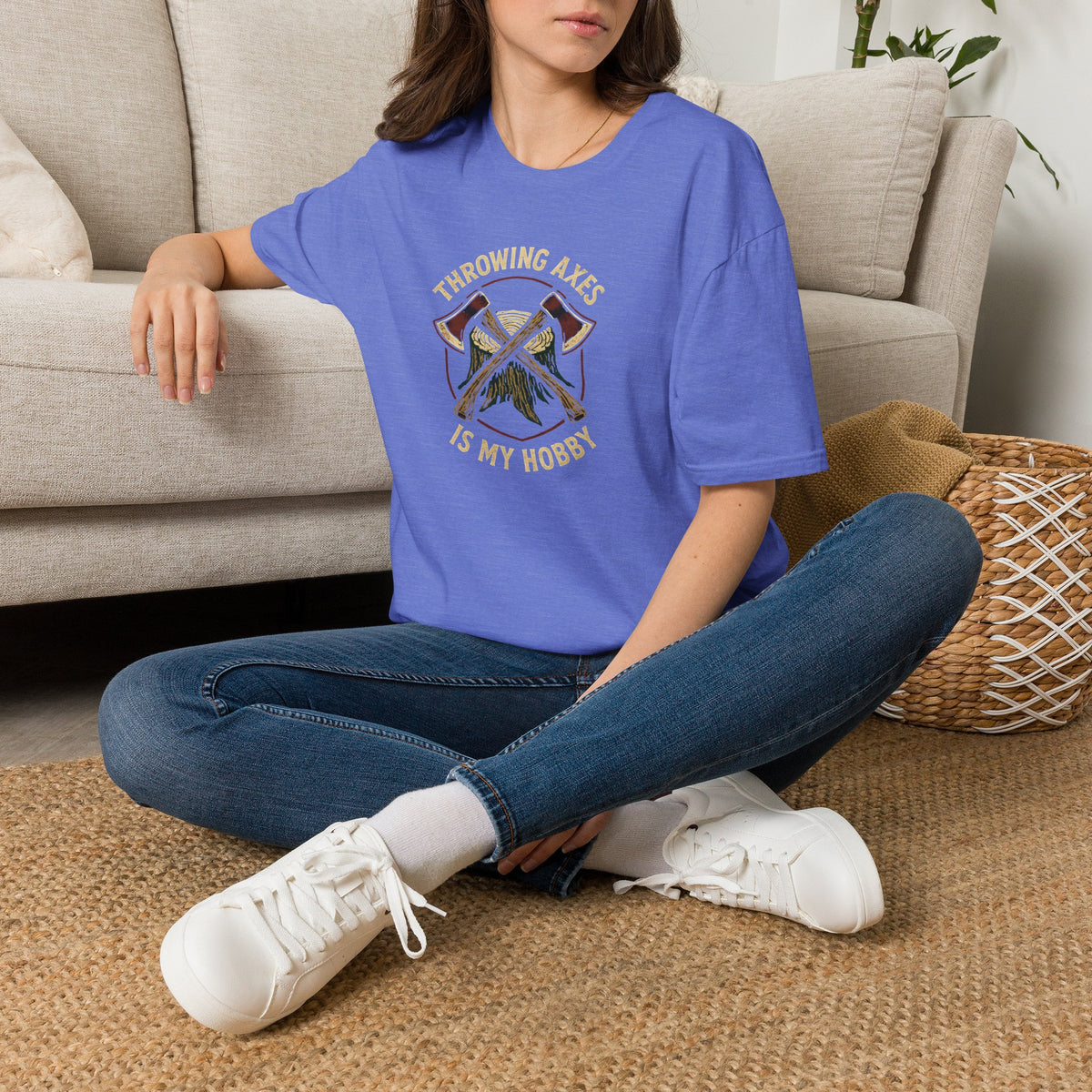 Axes Throwing Hobby T-Shirt