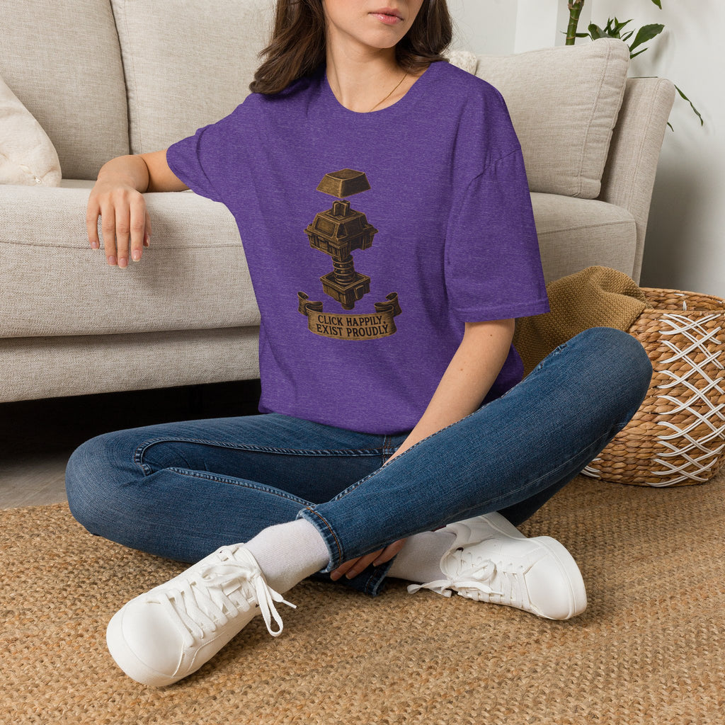 Spring-loaded mechanical sculpture T-Shirt