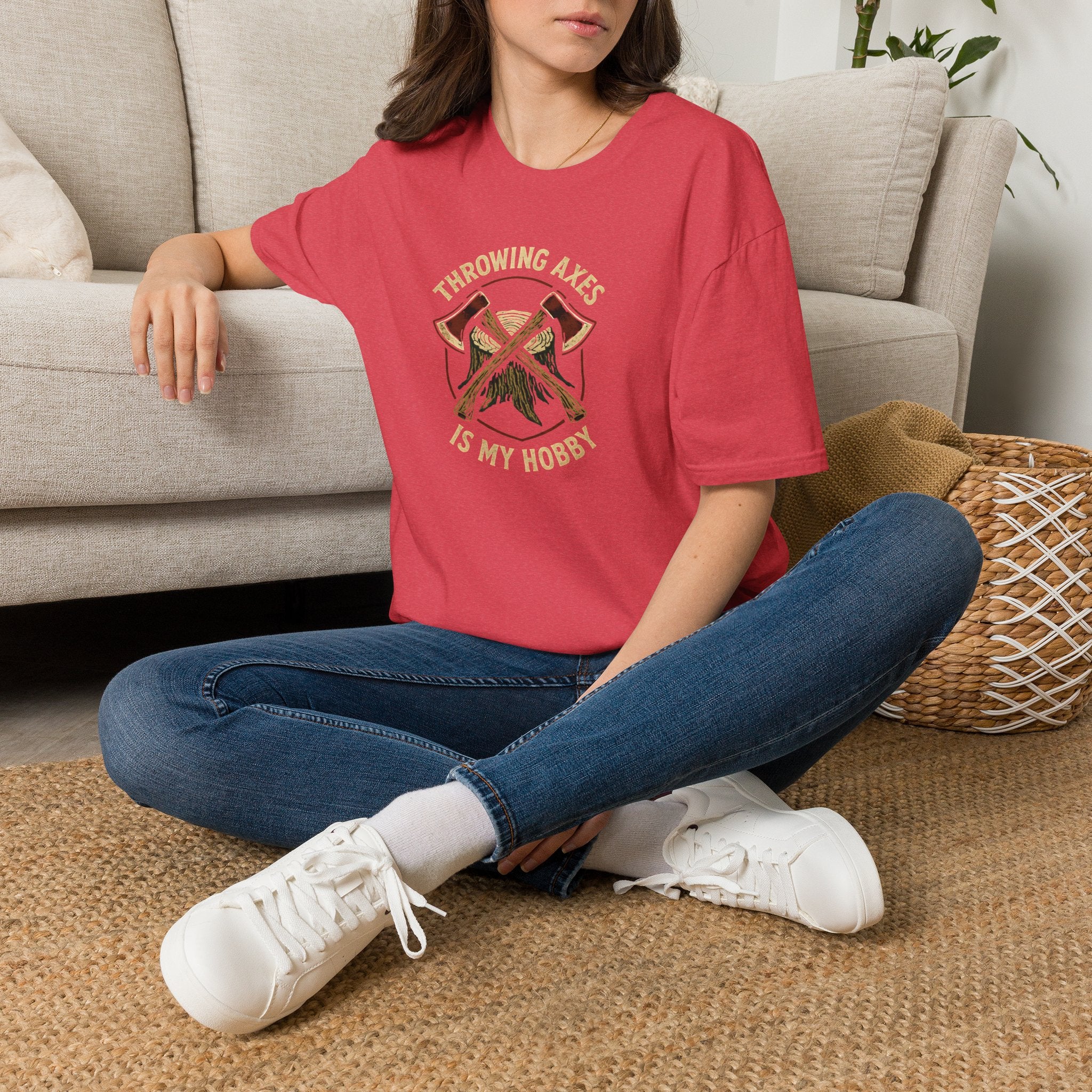 Axes Throwing Hobby T-Shirt