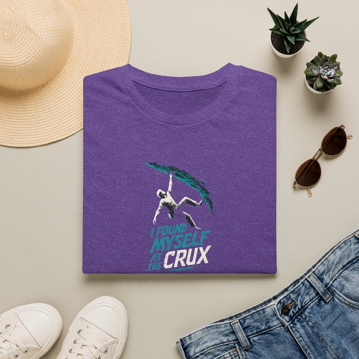 Climber at the Crux T-Shirt