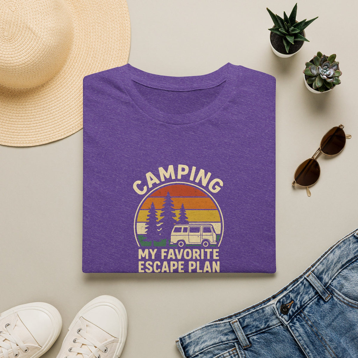 Camping Escape Plan T-Shirt