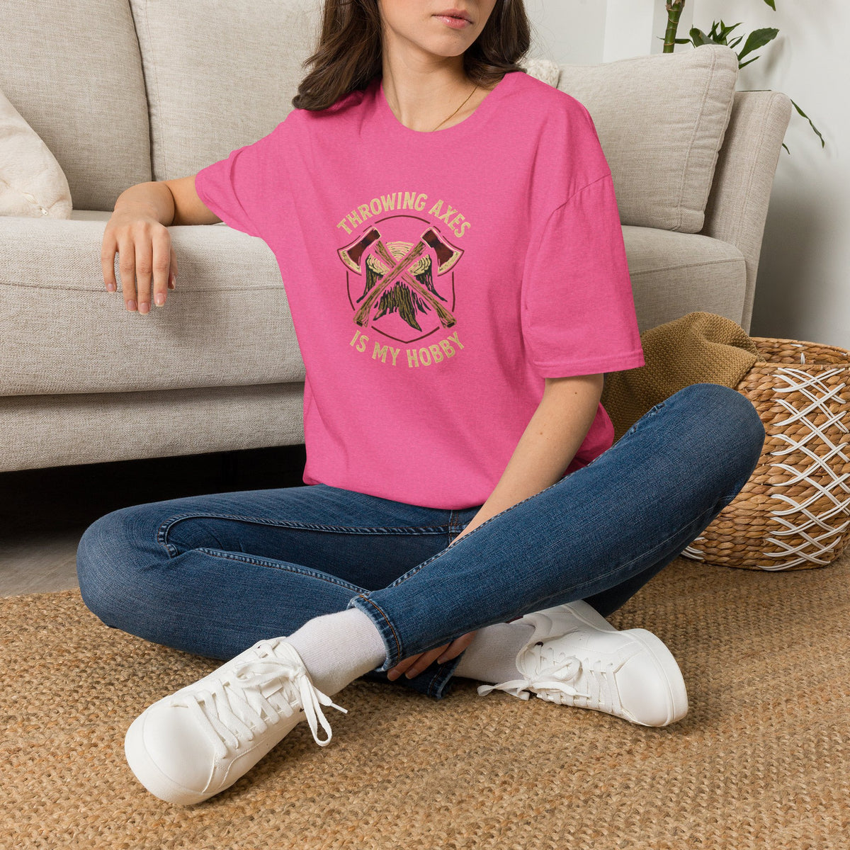 Axes Throwing Hobby T-Shirt