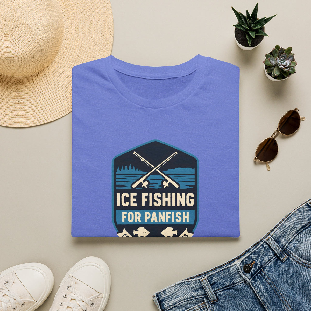 Ice Fishing for Panfish T-Shirt