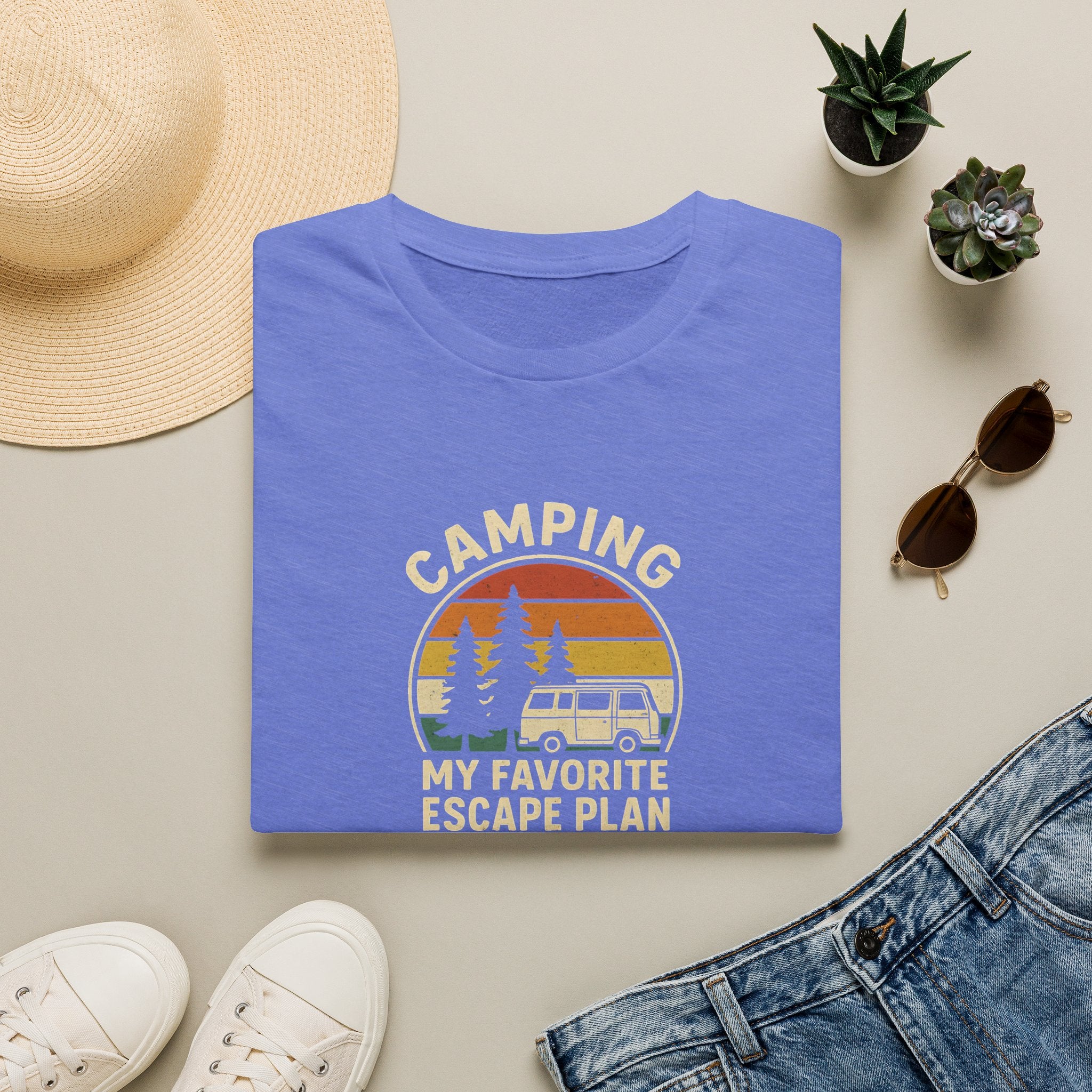 Camping Escape Plan T-Shirt