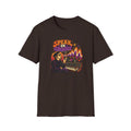 Speak in Groove beatnik synth graphic T-shirt in Black