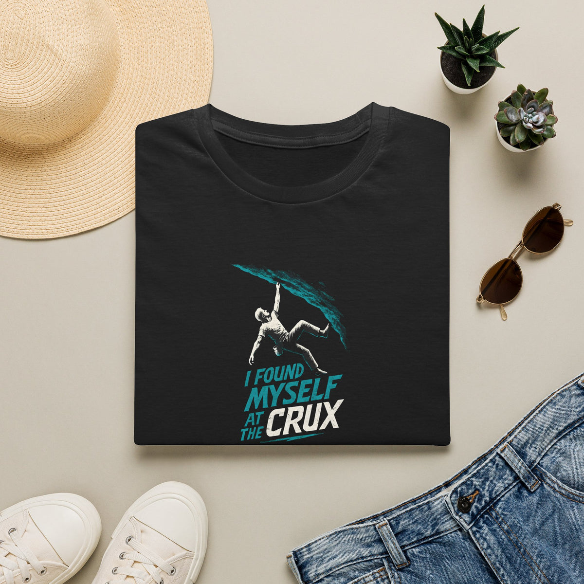 Climber at the Crux T-Shirt