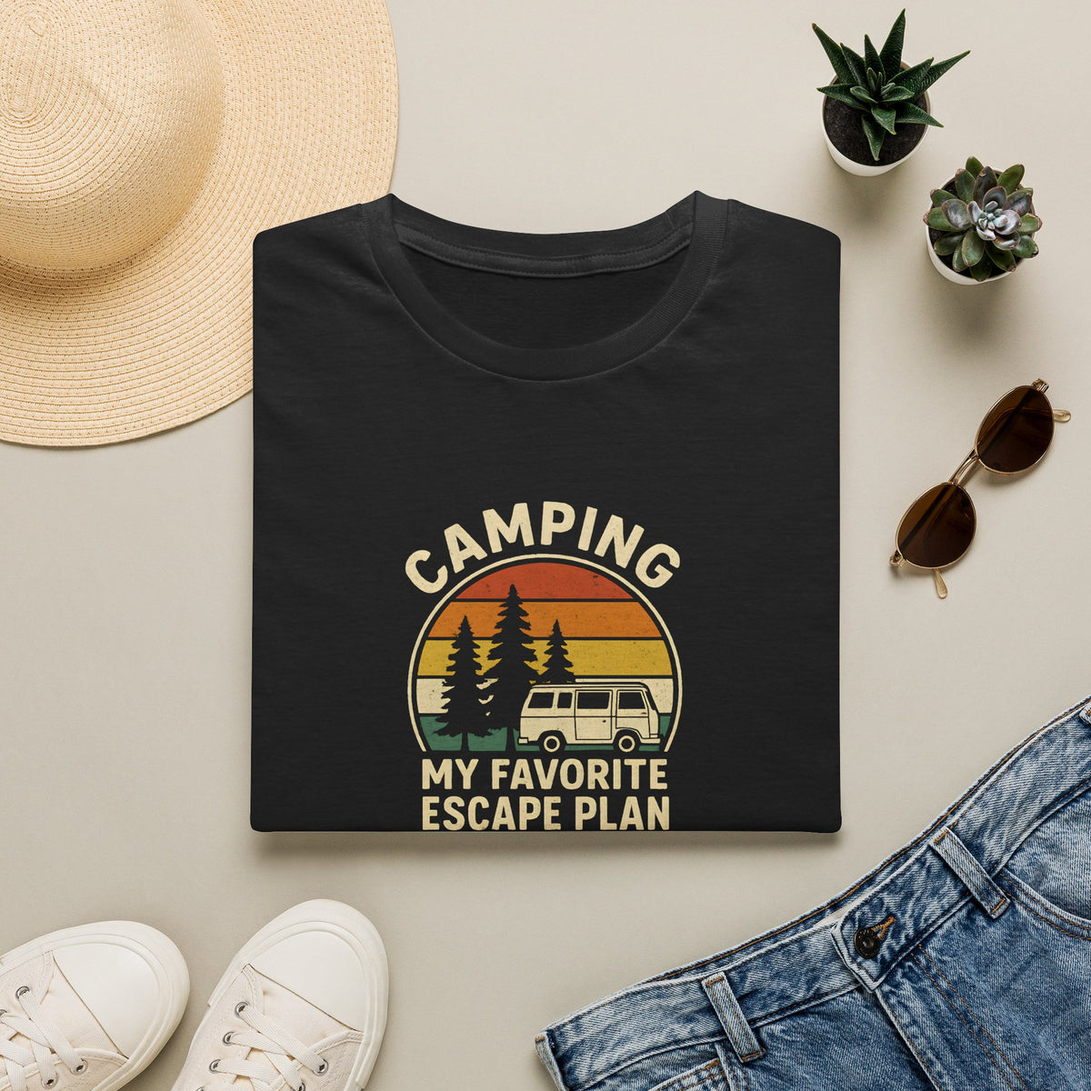 Camping Escape Plan T-Shirt