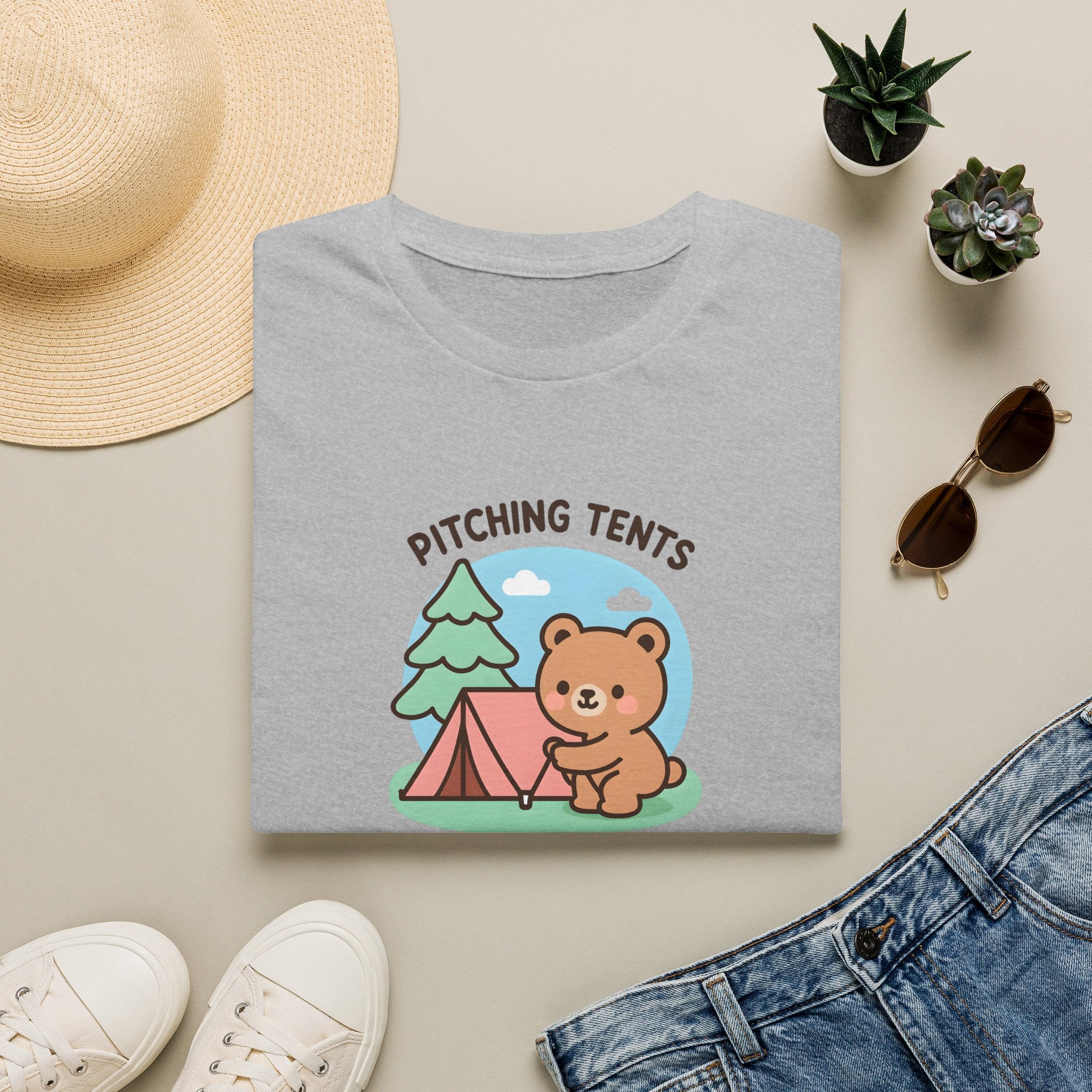 Bear Camping Tent T-Shirt
