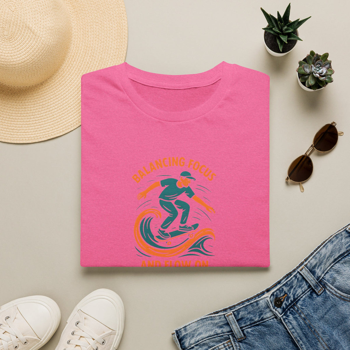Balancing Focus On Board T-Shirt