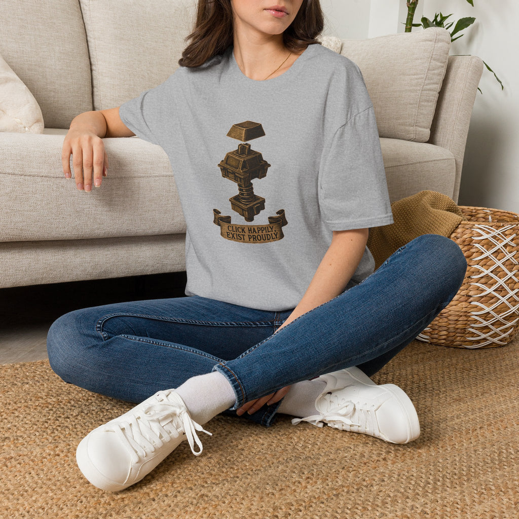 Spring-loaded mechanical sculpture T-Shirt