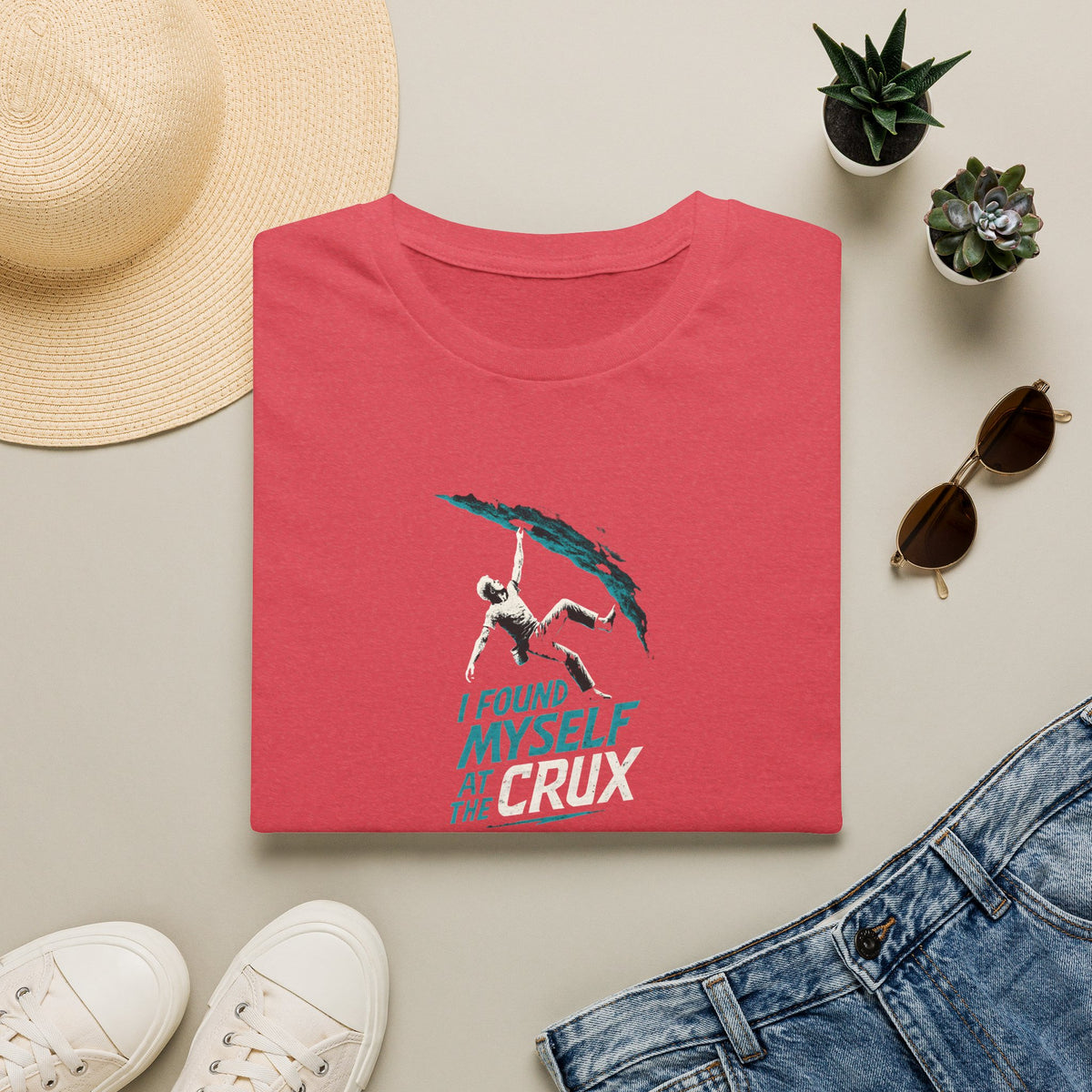 Climber at the Crux T-Shirt