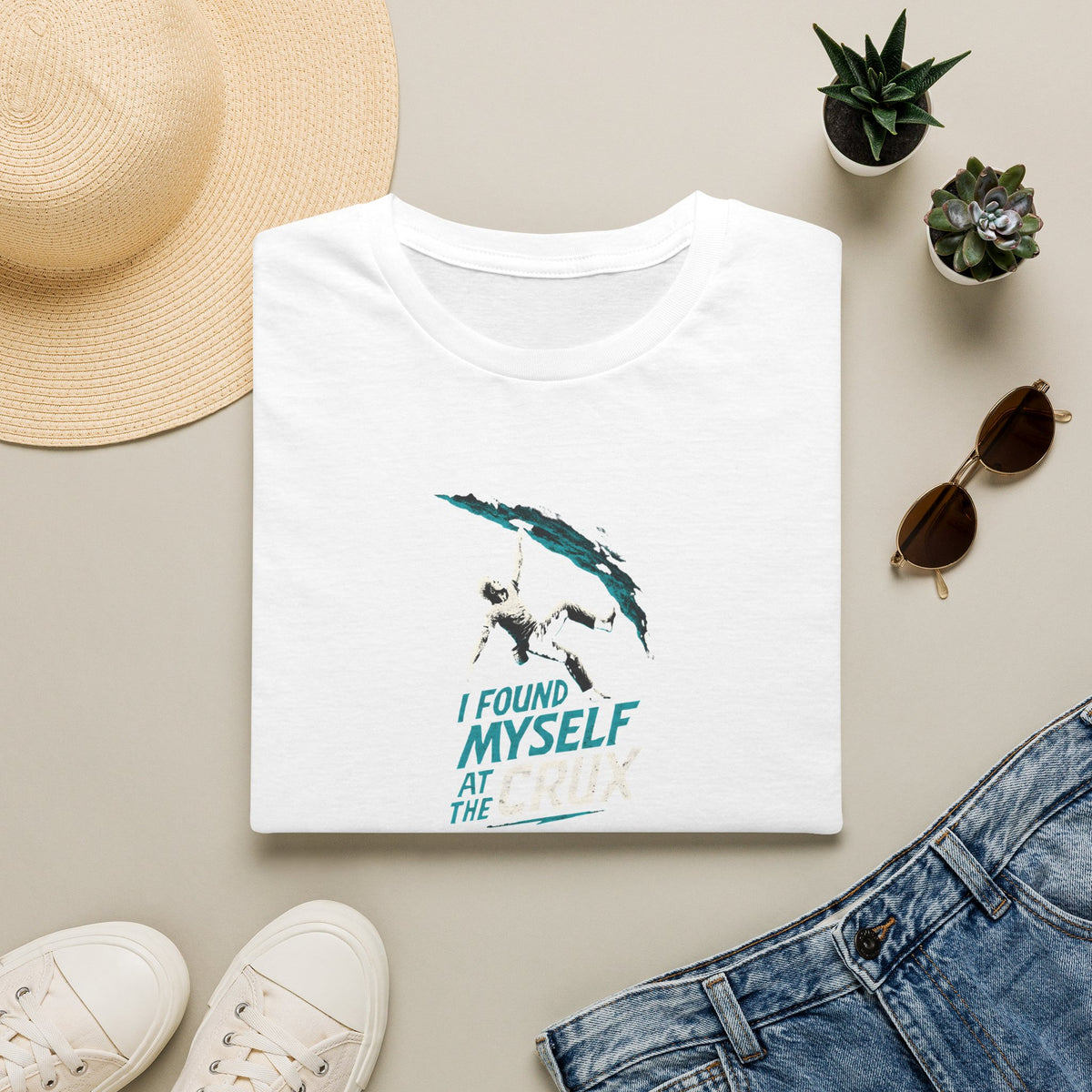 Climber at the Crux T-Shirt