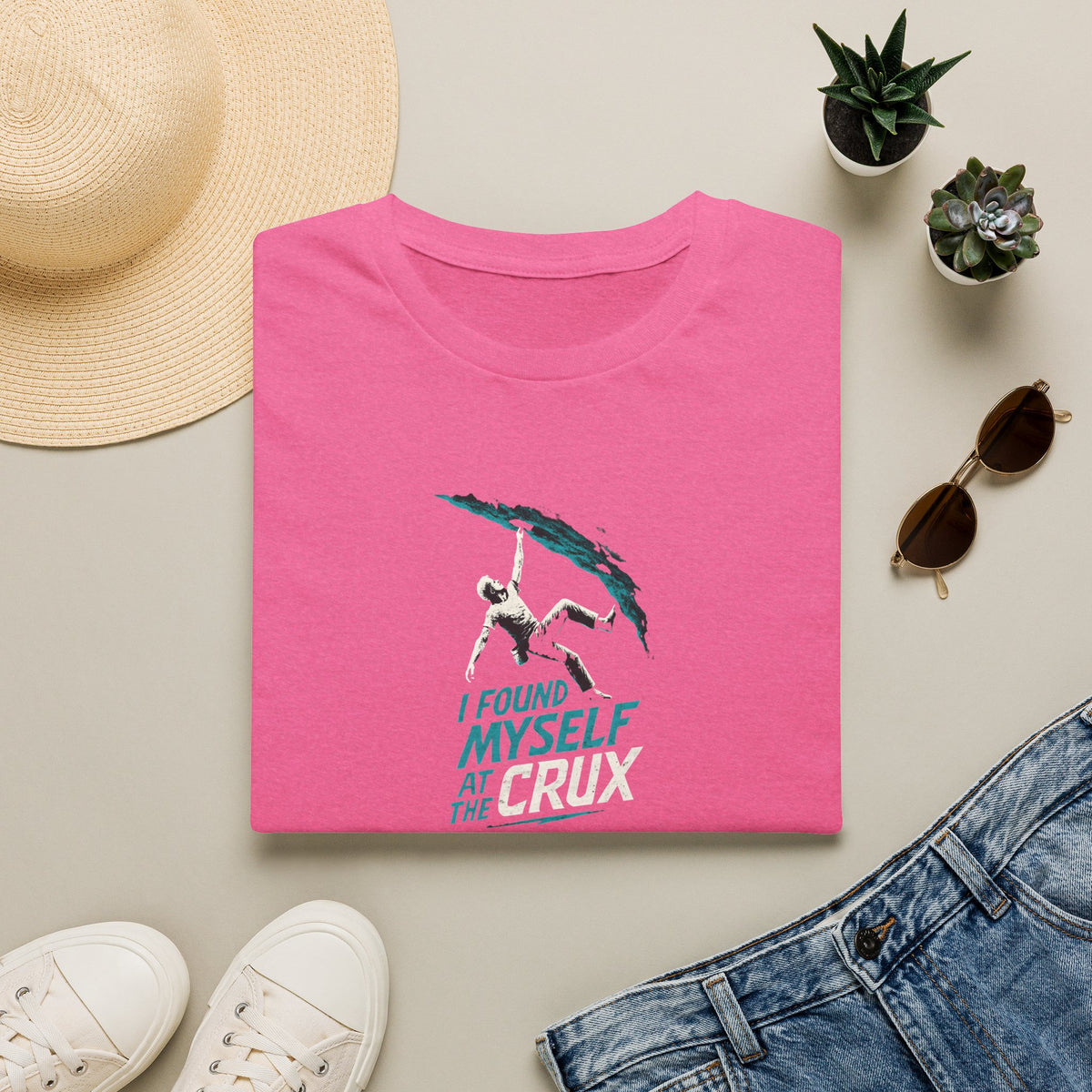 Climber at the Crux T-Shirt