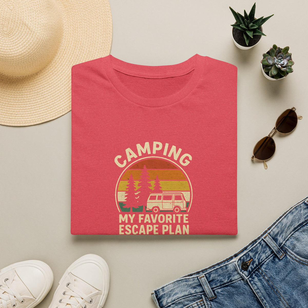 Camping Escape Plan T-Shirt