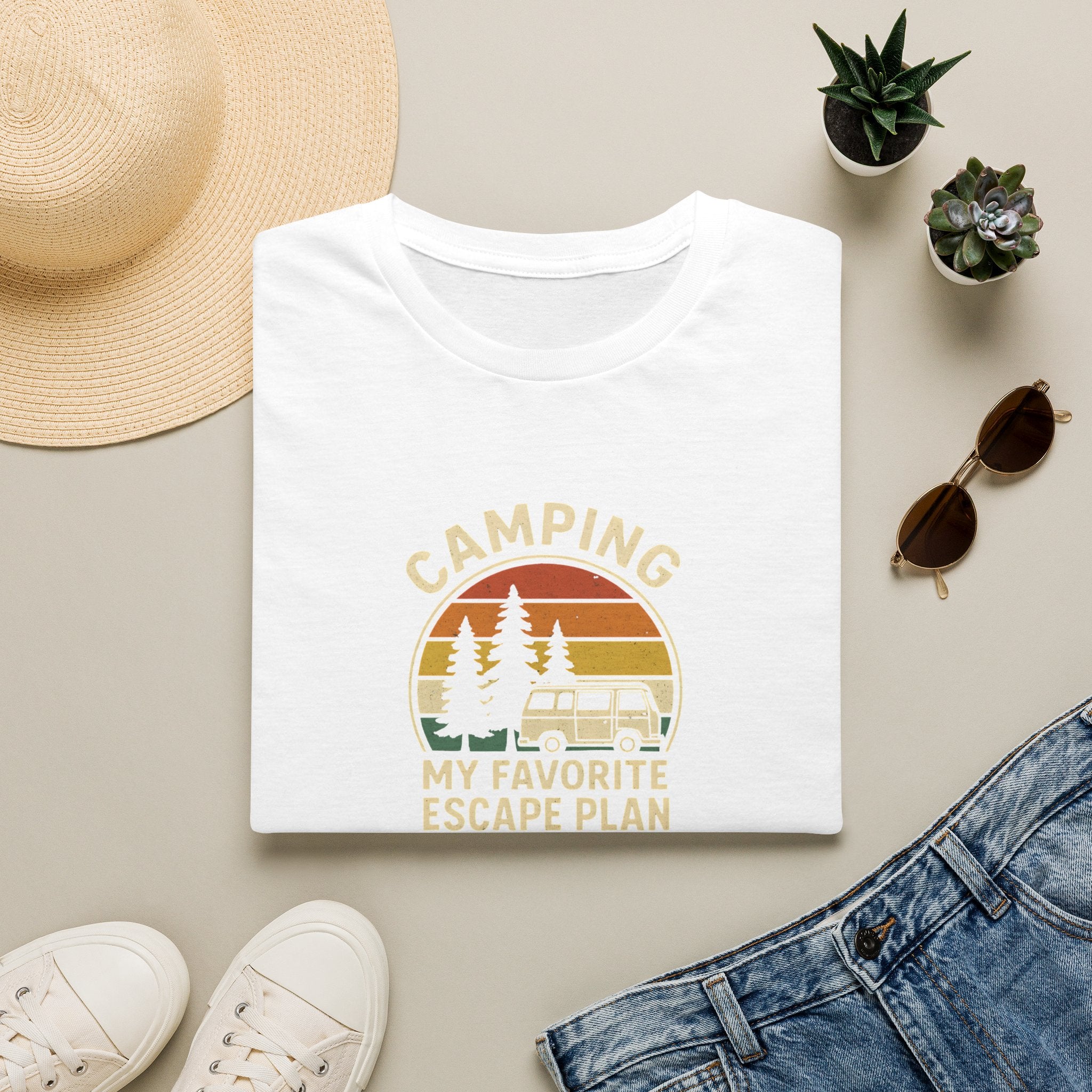 Camping Escape Plan T-Shirt