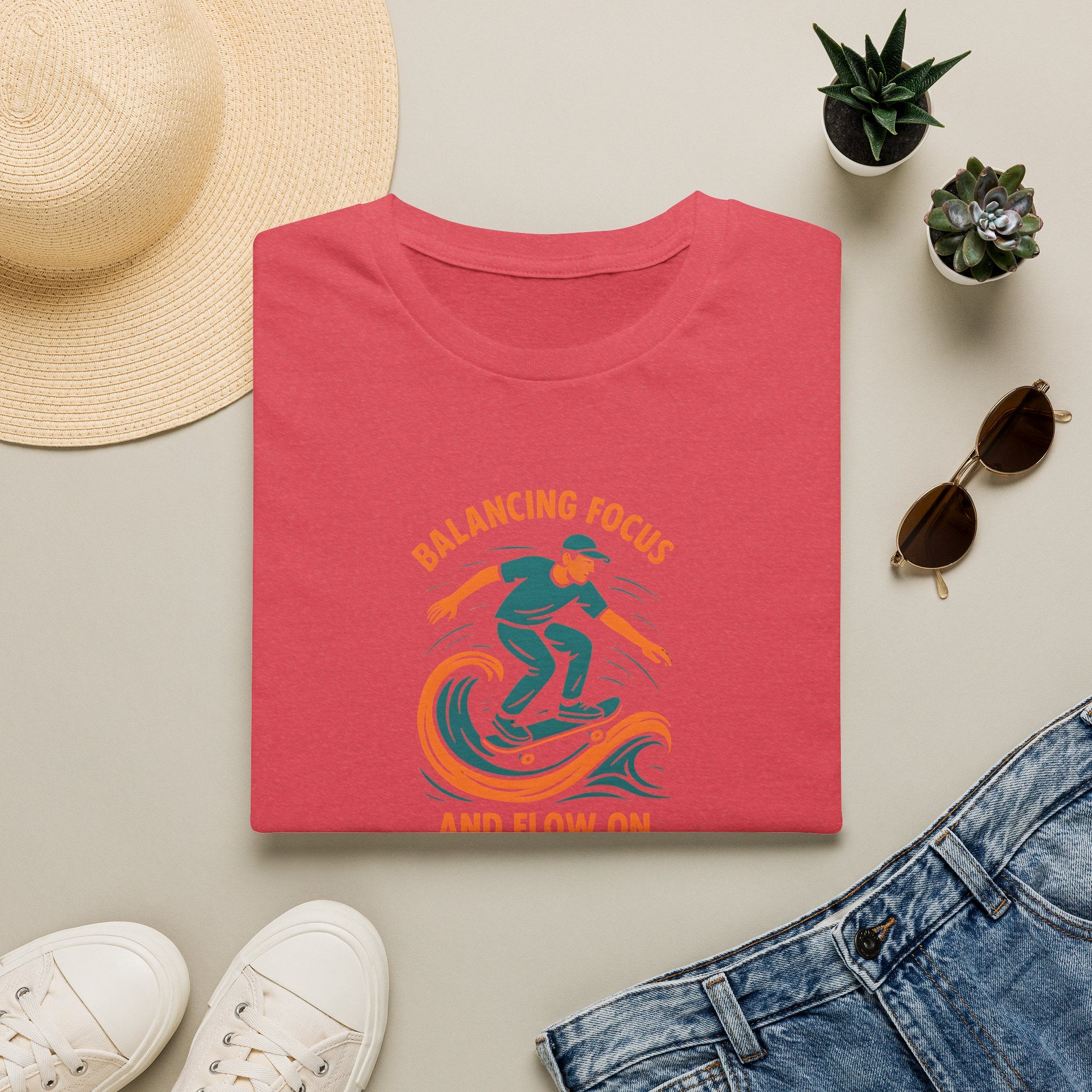 Balancing Focus On Board T-Shirt
