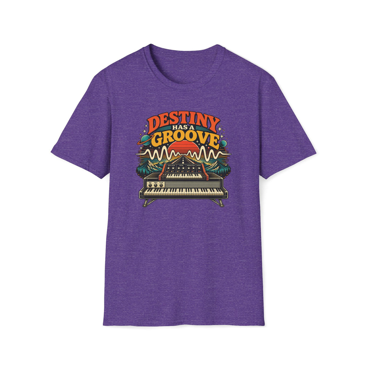 Destiny Has a Groove T-Shirt — Retro Synth Music Tee