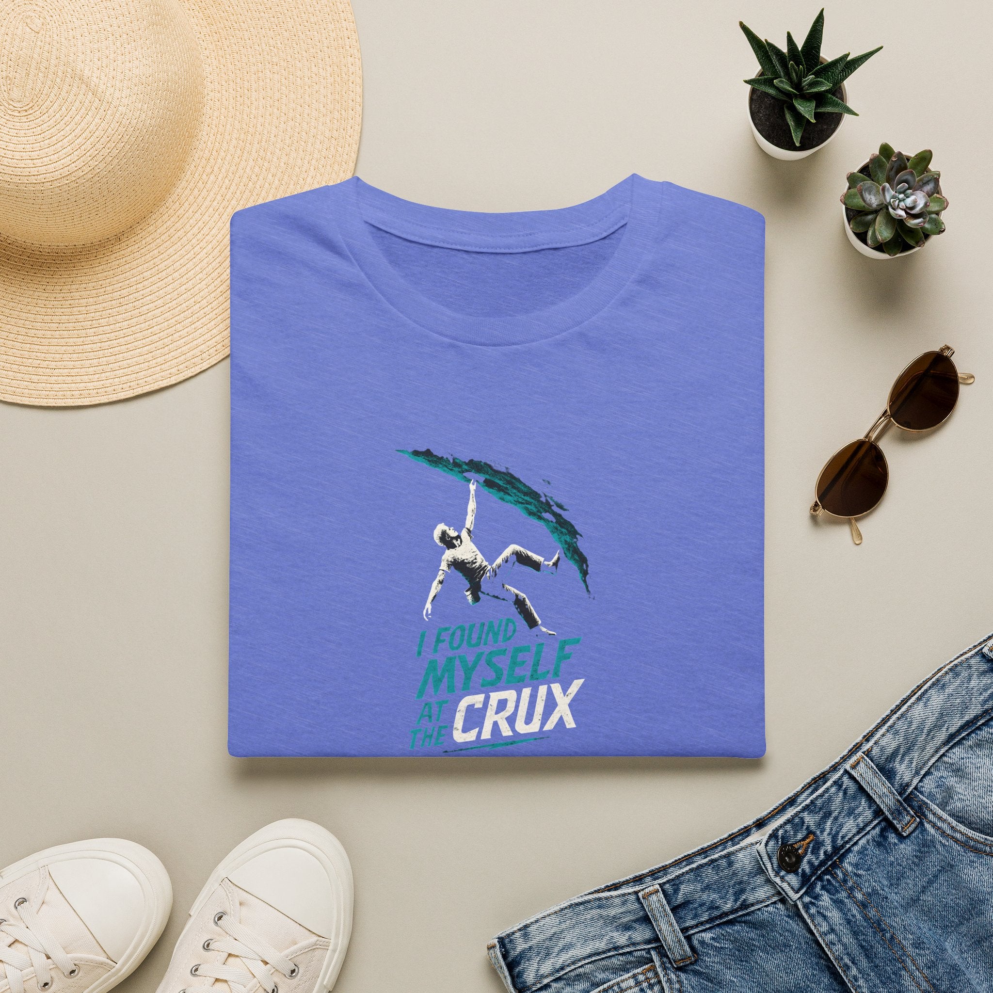 Climber at the Crux T-Shirt