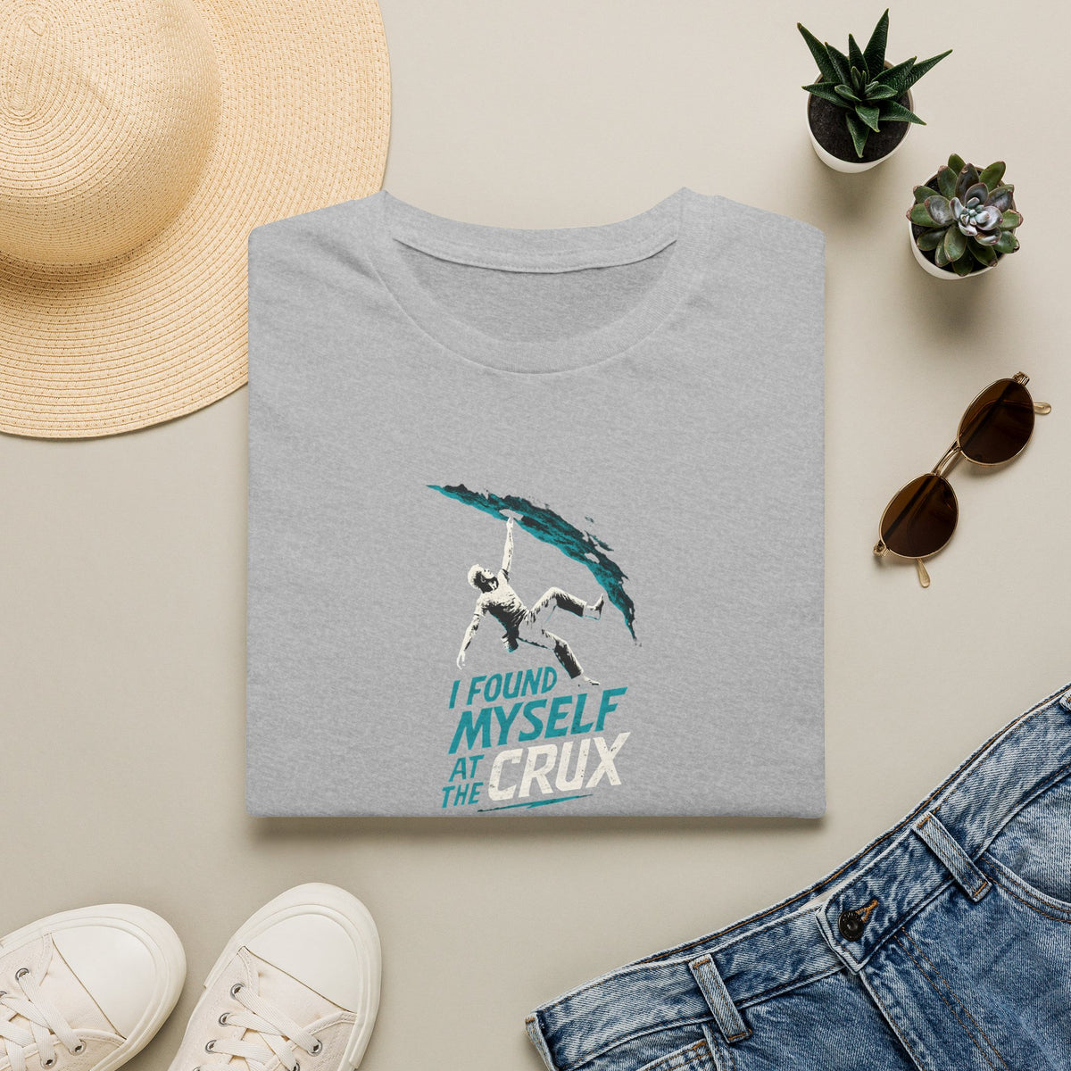 Climber at the Crux T-Shirt