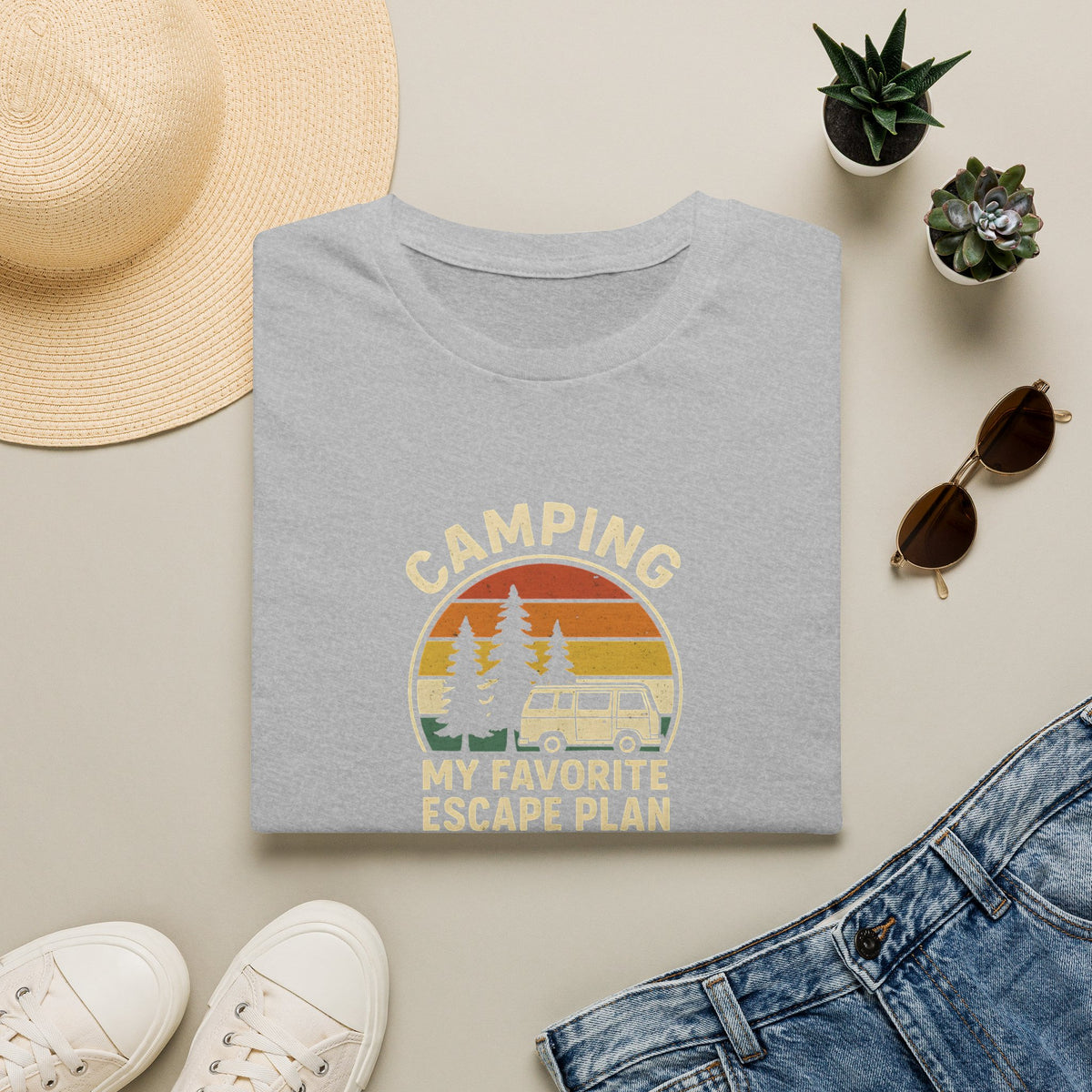 Camping Escape Plan T-Shirt
