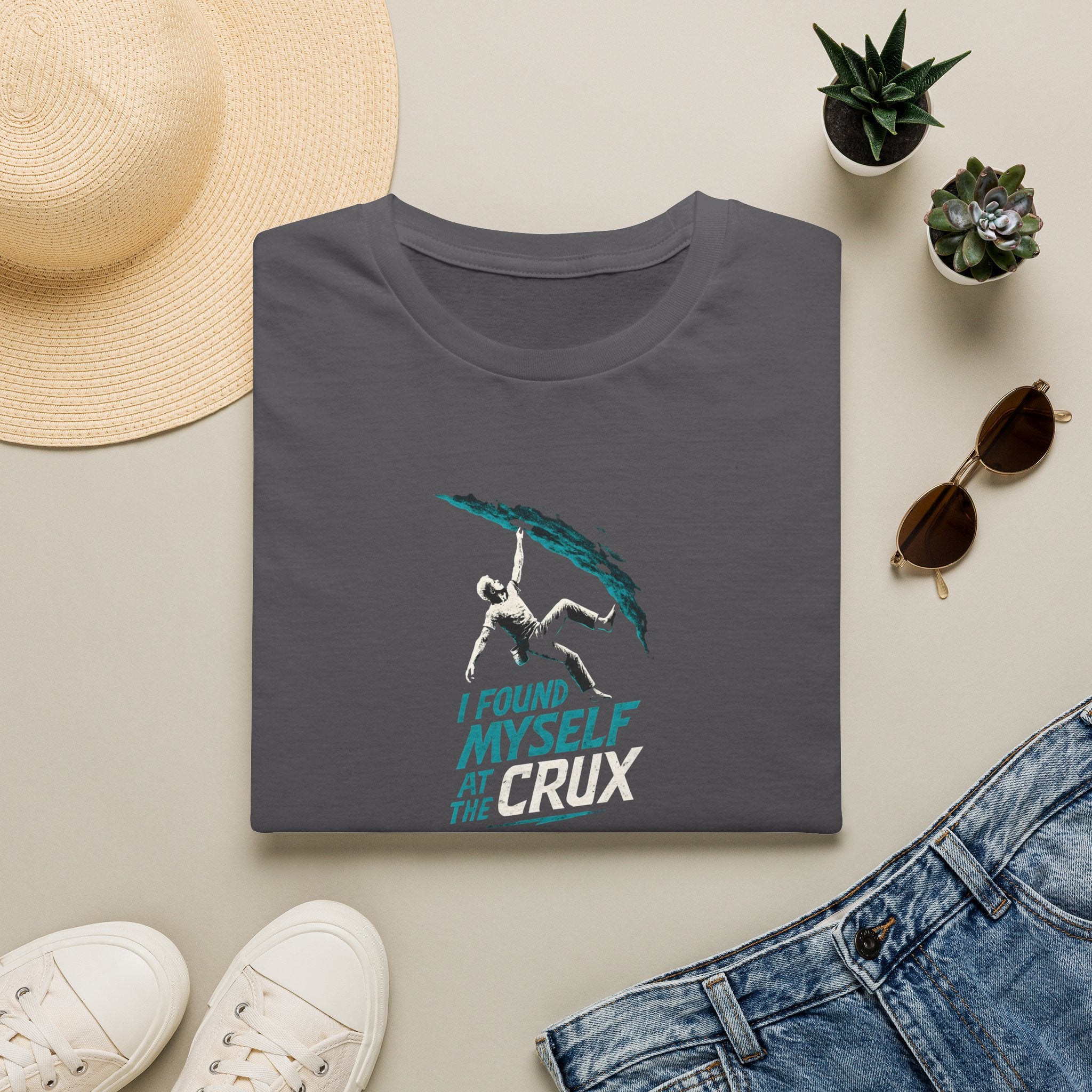 Climber at the Crux T-Shirt