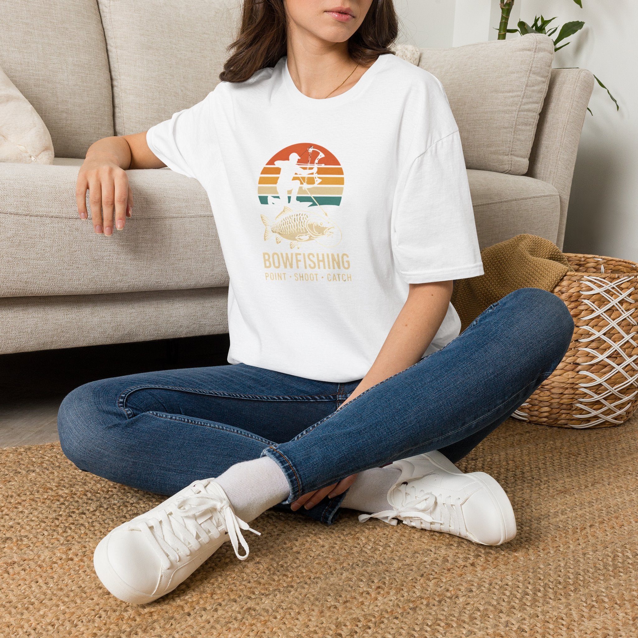 Bowfishing Point Shoot Catch T-Shirt